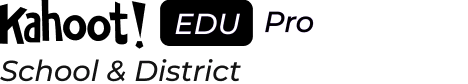 Kahoot! EDU Pro School and District Logo